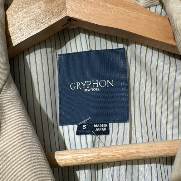 Gryphon New York Cotton Trench Coat Size US S - Picture 10 of 10